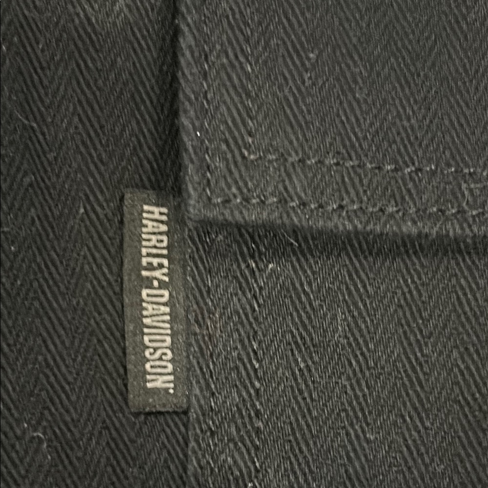 NWT Harley-Davidson Black Straight Leg Pants Size 10 - Picture 11 of 16